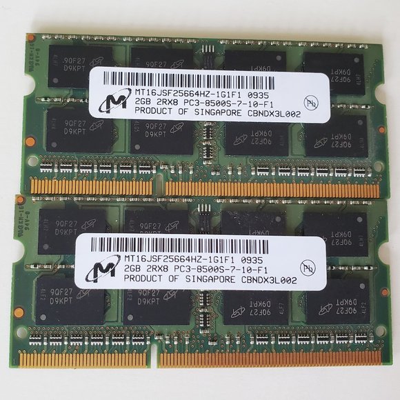 Lot of 2x 2GB DDR3 RAM - Picture 1 of 1